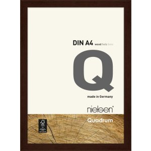 Houten clip-on lijst Quadrum 21x30 cm wengé