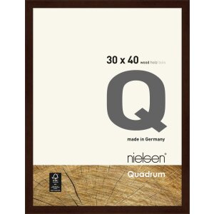 Houten clip-on lijst Quadrum 30x40 cm wengé