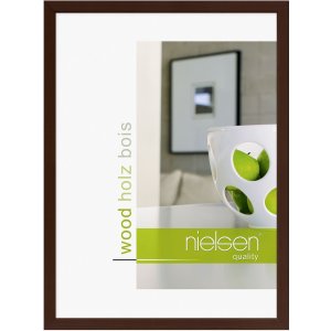 Houten clip-on lijst Quadrum 42x60 cm wengé