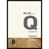 Houten clip-on lijst Quadrum 50x70 cm zwart