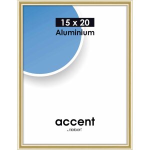 Nielsen Accent aluminium lijst 15x20 cm goud