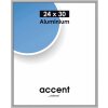 Accent aluminium lijst 24x30 cm zilver mat