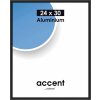 Accent aluminium lijst 24x30 cm zwart mat