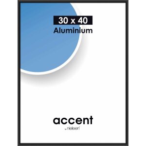 Nielsen Aluminium lijst Accent 30x40 cm zwart mat