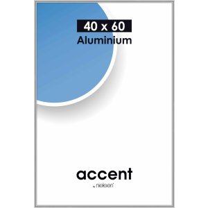 Accent aluminium lijst 40x60 cm zilver glanzend