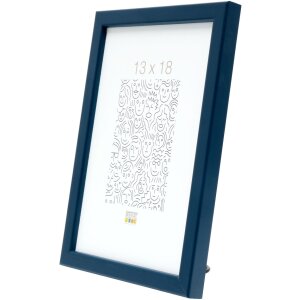 Houten lijst s41j Deknudt 9x13 cm blauw