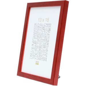 Houten lijst s41j Deknudt 15x20 cm rood