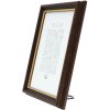 Deknudt Houten lijst s406 walnoot 9x13 cm gouden rand