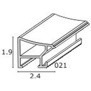 Deknudt Aluminium lijst s021 Madar 10x15 cm zilver