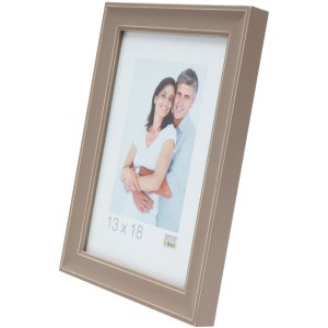 Houten lijst s40j Lona 20x20 cm beige gelakt smal