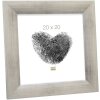 Houten lijst s53g grijs-zilver 10x15 cm