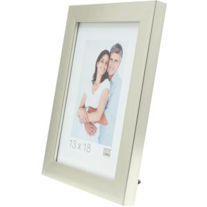 Kunststof lijst s41vd4 zilver glans 24x30 cm