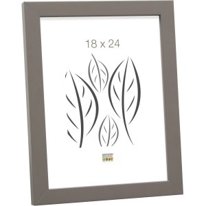 Houten lijst s40r 18x24 cm donkergrijs