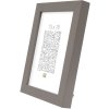 Houten lijst s40r 24x30 cm donkergrijs