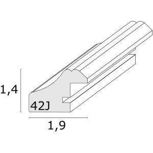 Kunststof lijst s42jd 10x15 cm zilver