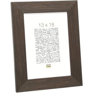 Deknudt Kunststof lijst s42p brons 15x15 cm vezelstructuur