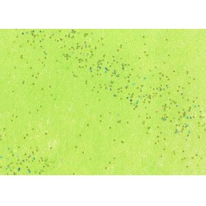 Papier 50x70cm Glittervlies lime