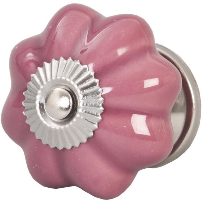 Uni donker roze zilver (61902)